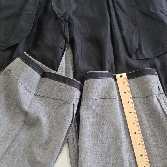 Versace Classic V2 Dress Pants Men IT 50 US 34 Heathered Gray Wool Pockets Lined - Picture 12 of 16